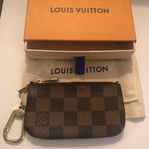 Louis Vuitton Key Pouch (Cles) - Damier Ebene